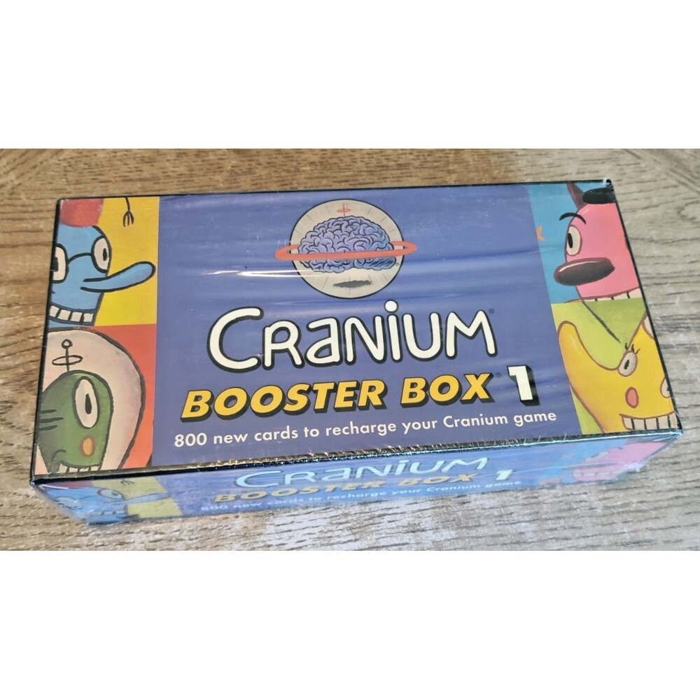 Cranium Booster Box 800 Cards Recharge Expansion Board Game Brand New Sealed VTG